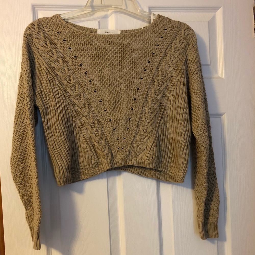 New Forever 21 cropped sweater